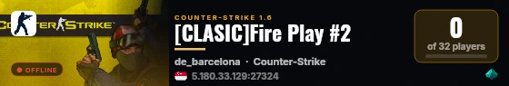 [CLASIC]Fire Play #2 live status badge