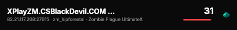 XPlayZM.CSBlackDevil.COM Test server live status badge