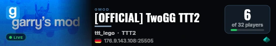 [OFFICIAL] TwoGG TTT2 live status badge