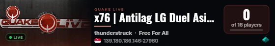 x76 | Antilag LG Duel Asia #1 live status badge