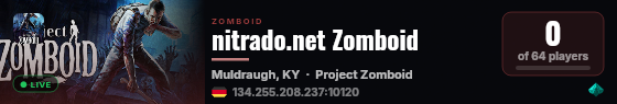 nitrado.net Zomboid live status badge