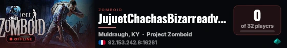 JujuetChachasBizarreadventure live status badge