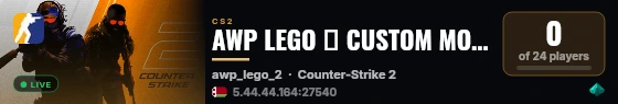 AWP LEGO ✅ CUSTOM MODELS & WEAPONS live status badge