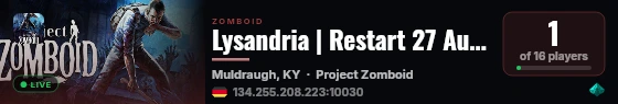 Lysandria | Restart 27 Aug | Scarce | Custom Breach | Soft-PvP live status badge