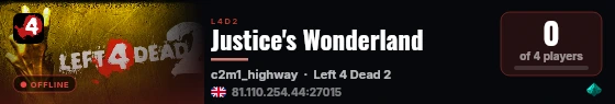 Justice's Wonderland live status badge