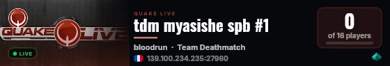 tdm myasishe spb #1 live status badge
