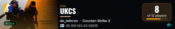 UKCS live status badge