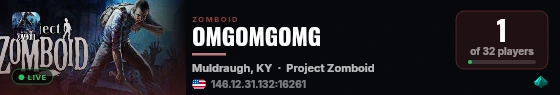 OMGOMGOMG live status badge