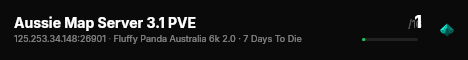 Aussie Map Server 3.1 PVE live status badge