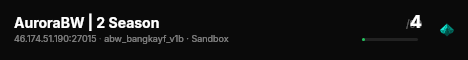 AuroraBW | 2 Season live status badge