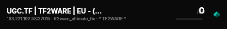 UGC.TF | TF2WARE | EU - (Warioware, Minigames, Bossgames) live status badge