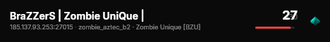 BraZZerS | Zombie UniQue | live status badge