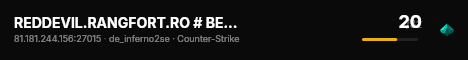 REDDEVIL.RANGFORT.RO # BEST RESPAWN SERVER live status badge