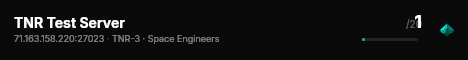 TNR Test Server live status badge