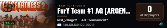 FurY Team #1 AG [ARGENTINA] live status badge