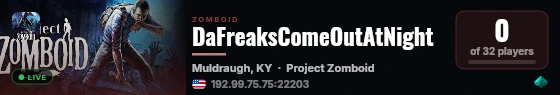 DaFreaksComeOutAtNight live status badge