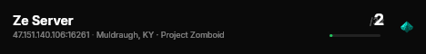 Ze Server live status badge