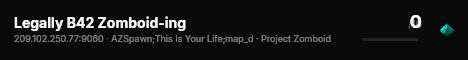 Legally B42 Zomboid-ing live status badge
