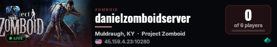danielzomboidserver live status badge