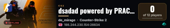 dsadad powered by PRACC.COM live status badge