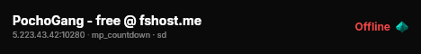 PochoGang - free @ fshost.me live status badge