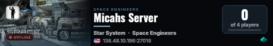 Micahs Server live status badge