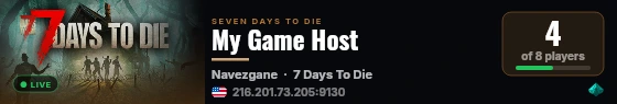 My Game Host live status badge
