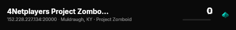 4Netplayers Project Zomboid ServerFil 2yer live status badge