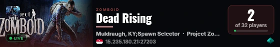 Dead Rising live status badge