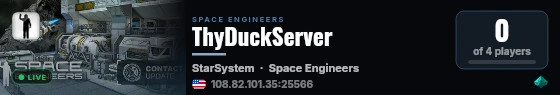 ThyDuckServer live status badge