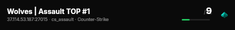 Wolves | Assault TOP #1 live status badge