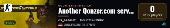 Another Qonzer.com server is born! live status badge