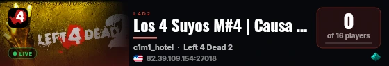 Los 4 Suyos M#4 | Causa Server live status badge