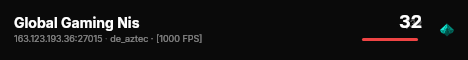 Global Gaming Nis live status badge
