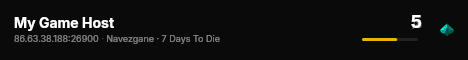 My Game Host live status badge