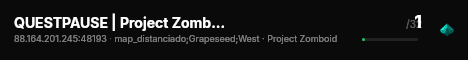 QUESTPAUSE | Project Zomboid B42 live status badge