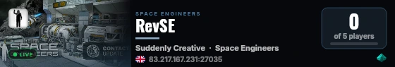 RevSE live status badge