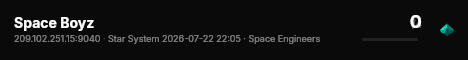 Space Boyz live status badge