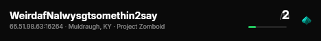 WeirdafNalwysgtsomethin2say live status badge