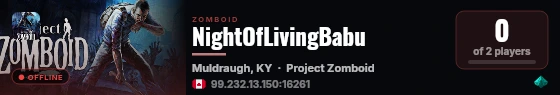 NightOfLivingBabu live status badge