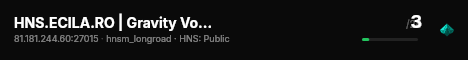 HNS.ECILA.RO | Gravity Vote | 999aa live status badge