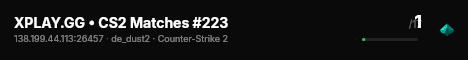 XPLAY.GG • CS2 Matches #223 live status badge