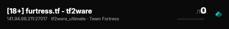 [18+] furtress.tf - tf2ware live status badge