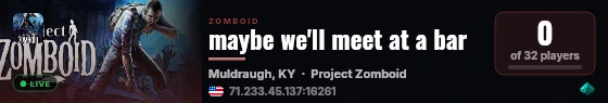 maybe we'll meet at a bar live status badge
