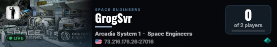 GrogSvr live status badge