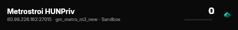 Metrostroi HUNPriv live status badge