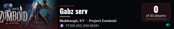 Gabz serv live status badge