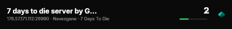 7 days to die server by G-portal live status badge