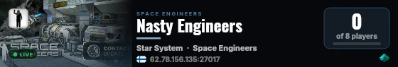 Nasty Engineers live status badge