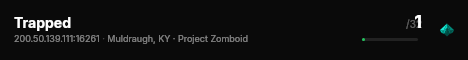 My PZ Server live status badge
